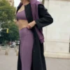 High-Waist Airlift Legging 7/8 - Plum Kiss