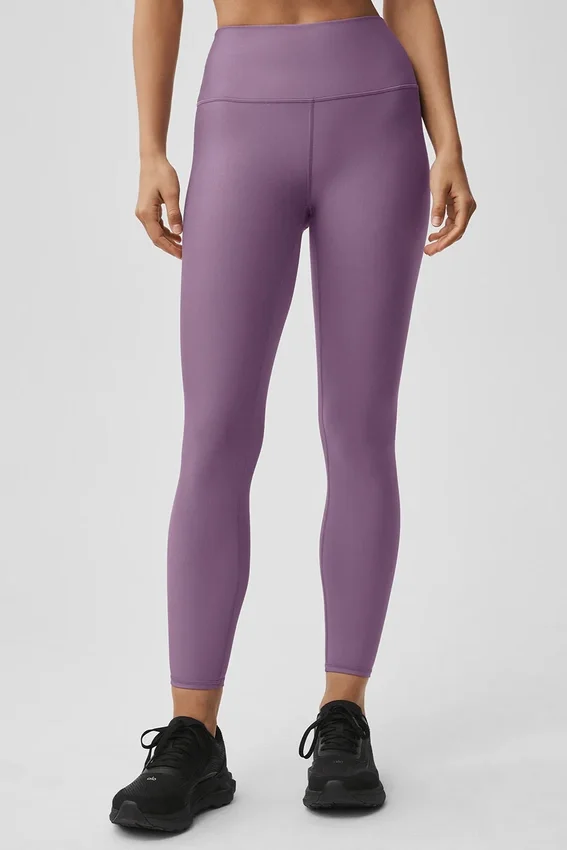 High-Waist Airlift Legging 7/8 - Plum Kiss