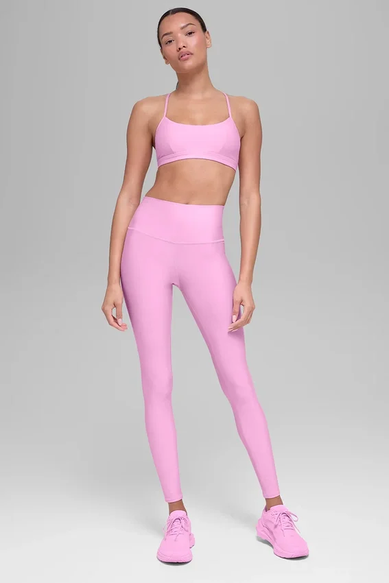 High-Waist Airlift Legging 7/8 - Rose bonbon