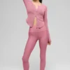 High-Waist Airlift Legging 7/8 - Rose sauvage