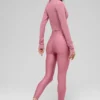 High-Waist Airlift Legging 7/8 - Rose sauvage