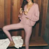 High-Waist Airlift Legging 7/8 - Rose vintage