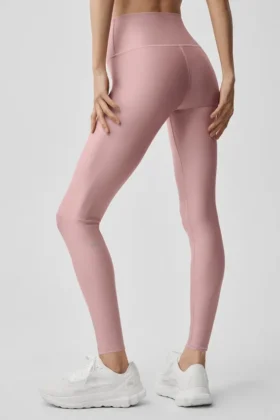 High-Waist Airlift Legging 7/8 – Rose vintage