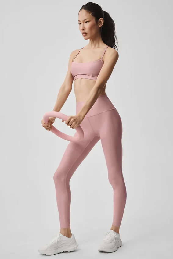 High-Waist Airlift Legging 7/8 - Rose vintage