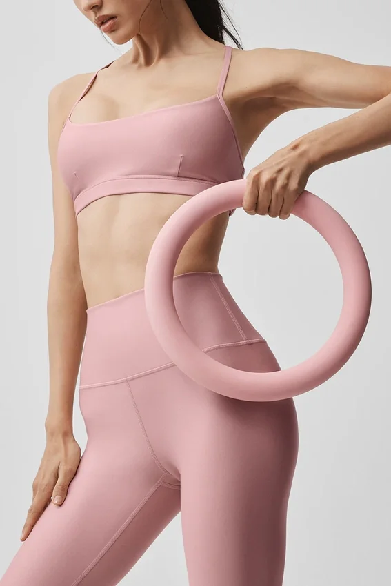 High-Waist Airlift Legging 7/8 - Rose vintage