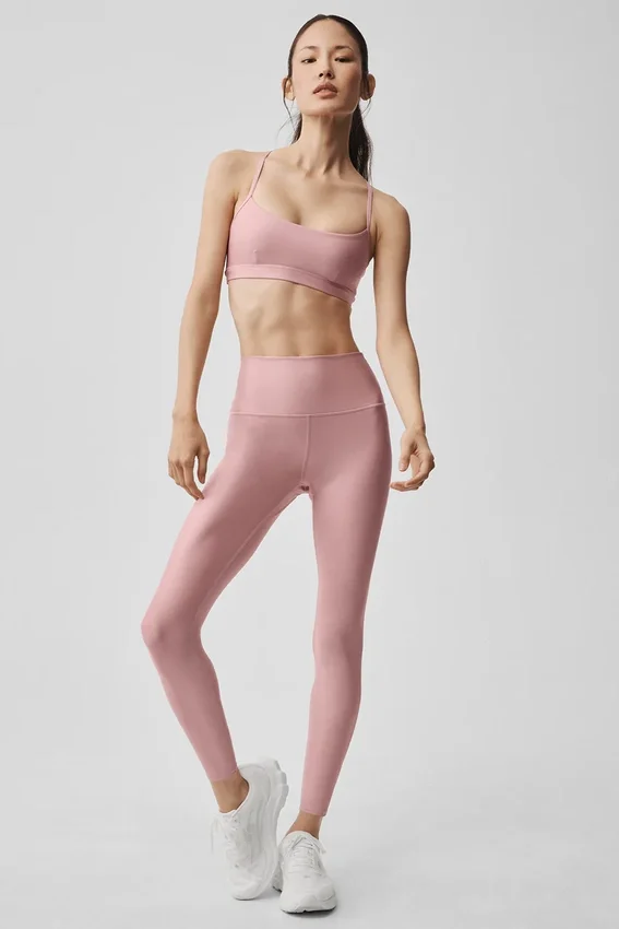 High-Waist Airlift Legging 7/8 - Rose vintage