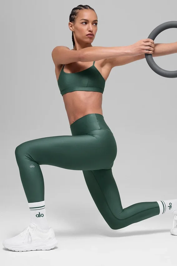 High-Waist Airlift Legging 7/8 - Vert trèfle