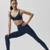 High-Waist Airlift Legging – Bleu marine