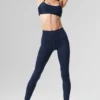 High-Waist Airlift Legging - Bleu marine