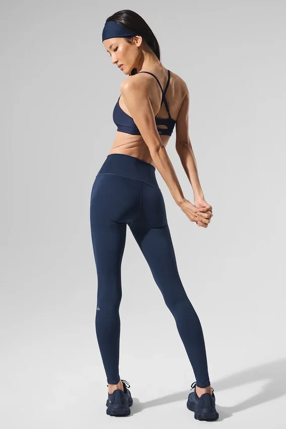 High-Waist Airlift Legging - Bleu marine