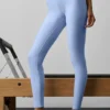 High-Waist Airlift Legging - Bleu Provence clair