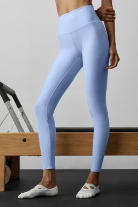 High-Waist Airlift Legging - Bleu Provence clair