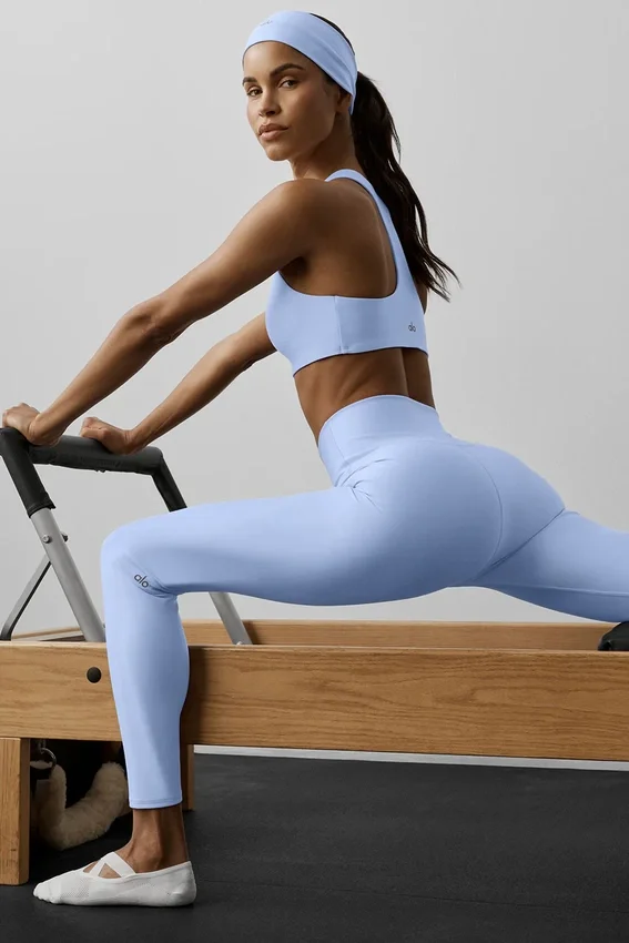 High-Waist Airlift Legging - Bleu Provence clair