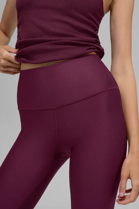 High-Waist Airlift Legging - Bordeaux