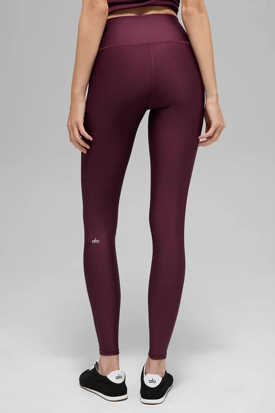 High-Waist Airlift Legging - Bordeaux