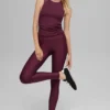 High-Waist Airlift Legging - Bordeaux