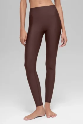 High-Waist Airlift Legging – Brownstone