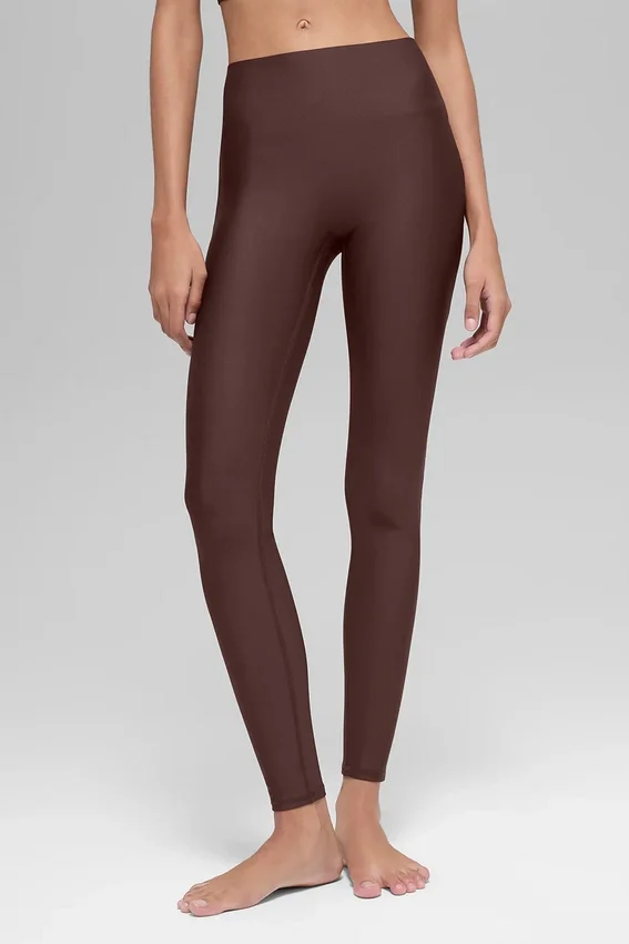 High-Waist Airlift Legging - Brownstone