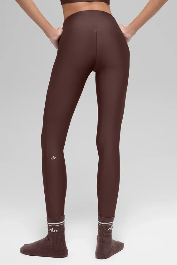 High-Waist Airlift Legging - Brownstone