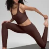 High-Waist Airlift Legging - Brownstone