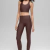 High-Waist Airlift Legging - Brownstone
