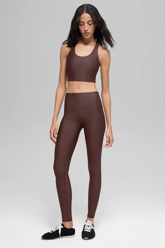 High-Waist Airlift Legging - Brownstone