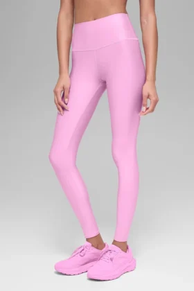 High-Waist Airlift Legging - Rose Candy Heart
