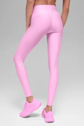 High-Waist Airlift Legging – Rose Candy Heart