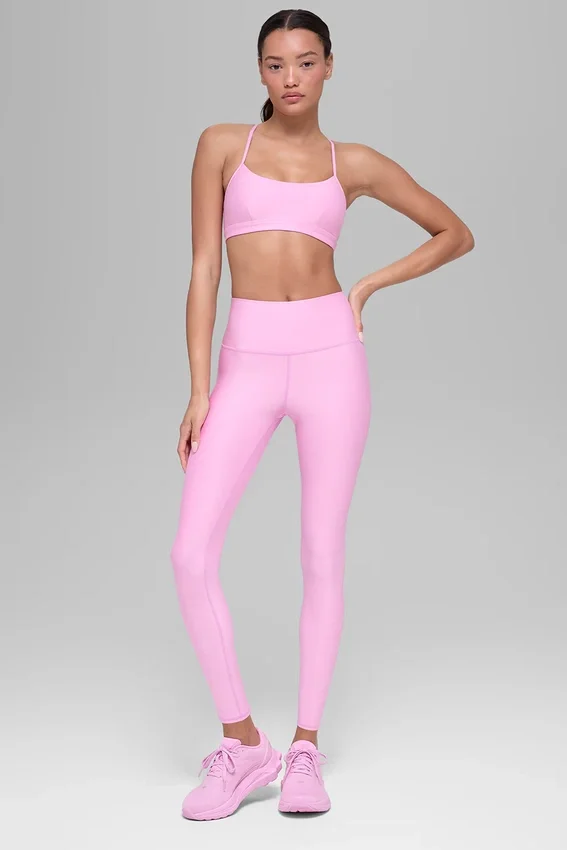 High-Waist Airlift Legging - Rose Candy Heart
