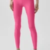 High-Waist Airlift Legging - Rose paradis