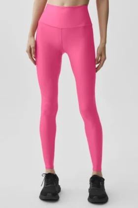 High-Waist Airlift Legging - Rose paradis
