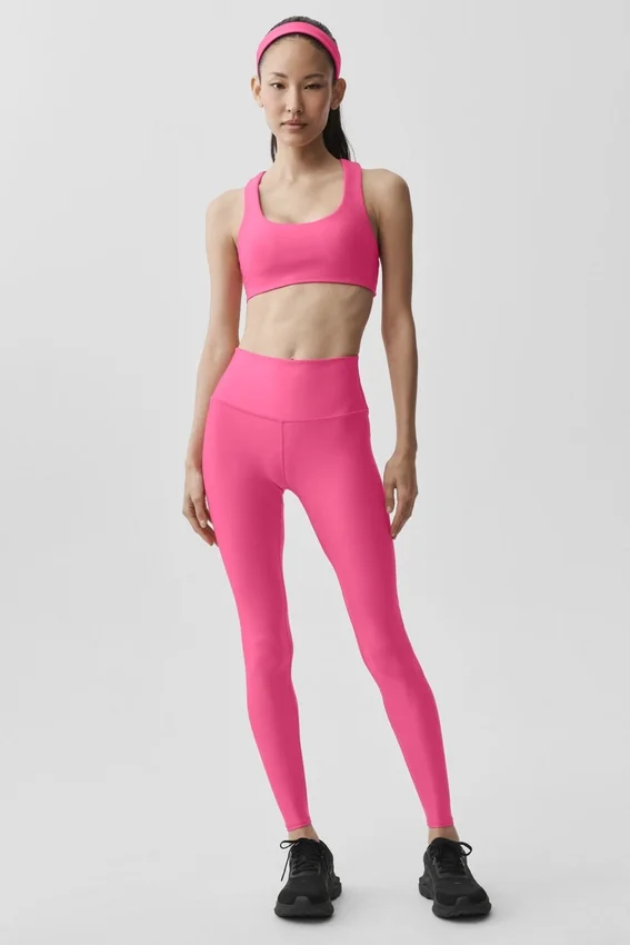 High-Waist Airlift Legging - Rose paradis