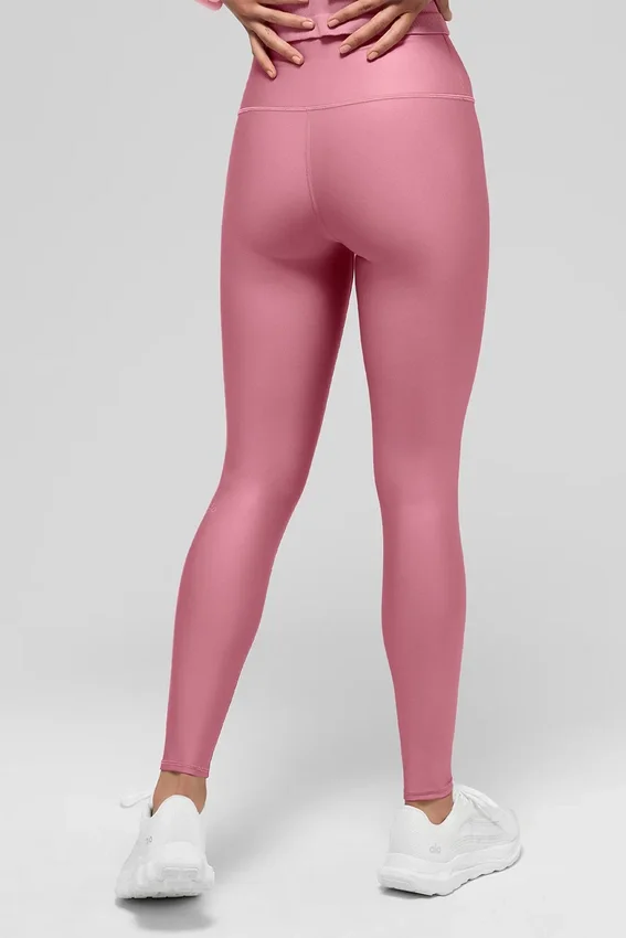 High-Waist Airlift Legging - Rose sauvage