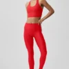 High-Waist Airlift Legging - Rouge vif