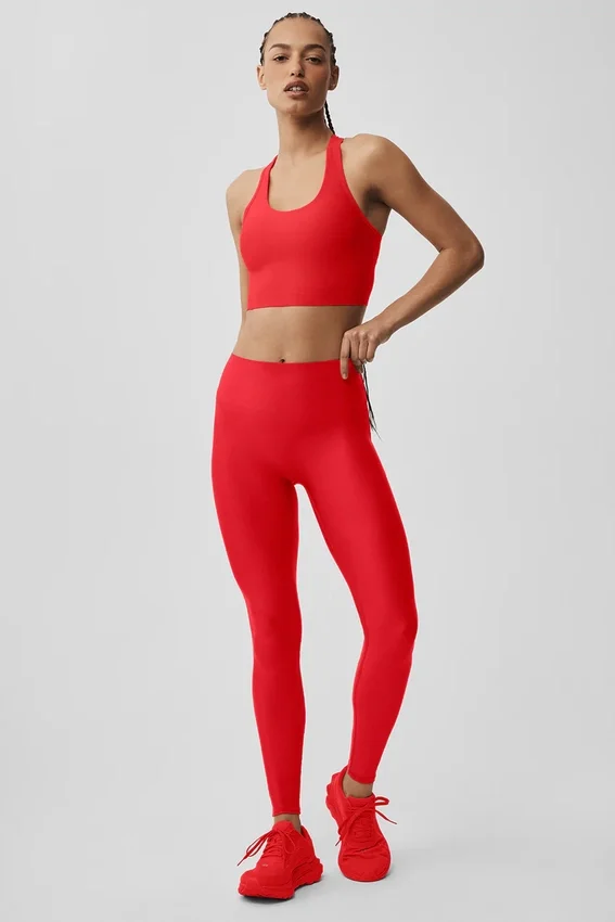 High-Waist Airlift Legging - Rouge vif