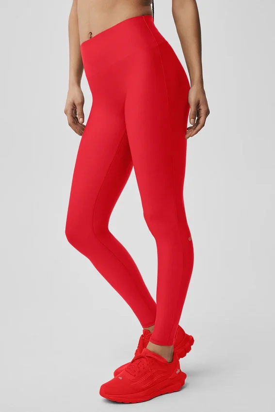 High-Waist Airlift Legging - Rouge vif