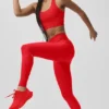 High-Waist Airlift Legging - Rouge vif