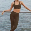High-Waist Airlift Legging Suit Up - Espresso