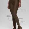 High-Waist Airlift Legging Suit Up - Espresso