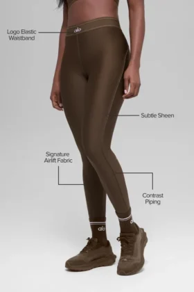 High-Waist Airlift Legging Suit Up – Espresso