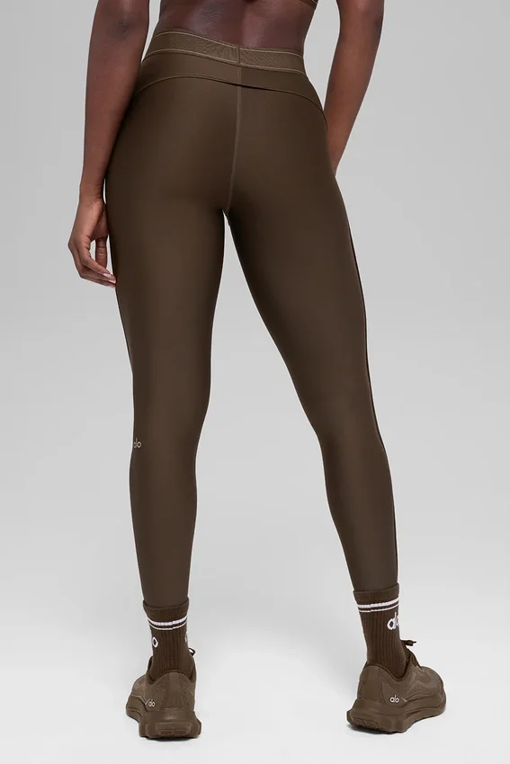 High-Waist Airlift Legging Suit Up - Espresso