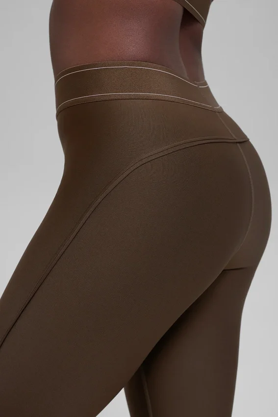 High-Waist Airlift Legging Suit Up - Espresso
