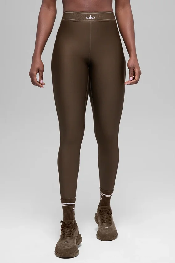 High-Waist Airlift Legging Suit Up - Espresso