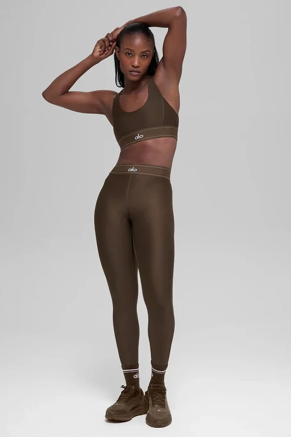 High-Waist Airlift Legging Suit Up - Espresso