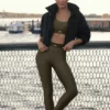 High-Waist Airlift Legging « Suit up » - Olive Tree/Olive Tree