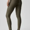 High-Waist Airlift Legging « Suit up » - Olive Tree/Olive Tree