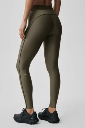 High-Waist Airlift Legging « Suit up » – Olive Tree/Olive Tree