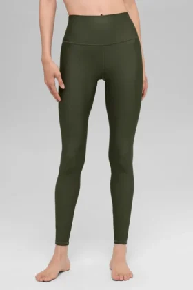 High-Waist Airlift Legging - Vert olive