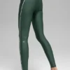 High-Waist Airlift Legging – Vert trèfle/Blanc
