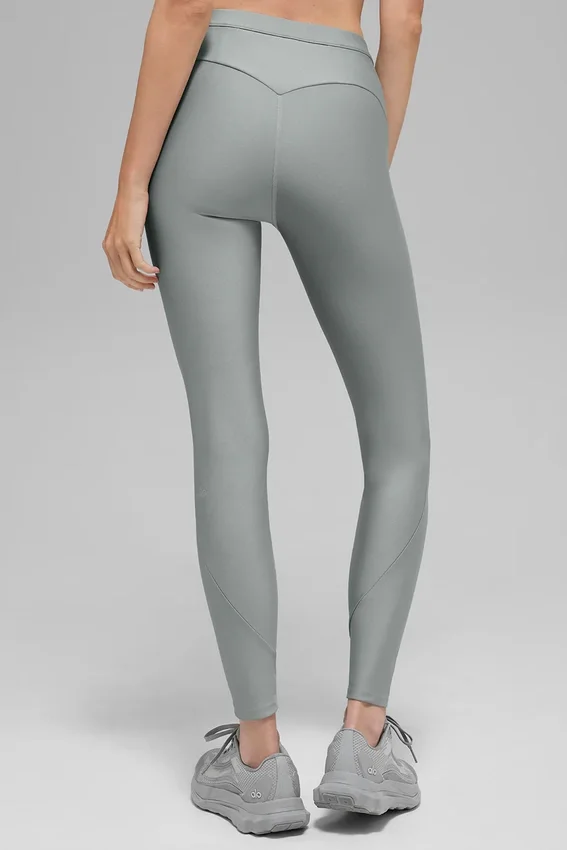High-Waist Airlift Light Speed Legging - Gris lunaire